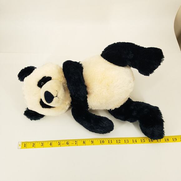 Gund Zi-Bo Panda Bear Plush 15" Stuffed Animal Toy Realistic Cream Black - Picture 9 of 9